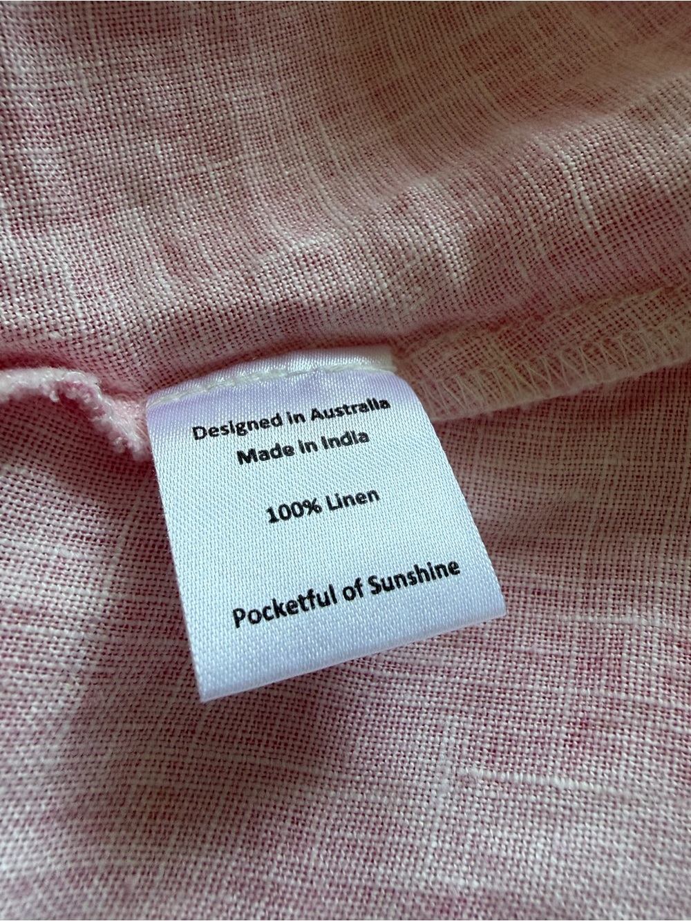 Palm Noosa Ely Linen Dress Floral Romantic Feminine Vacation Coastal Midi Sz 6 - Picture 10 of 13